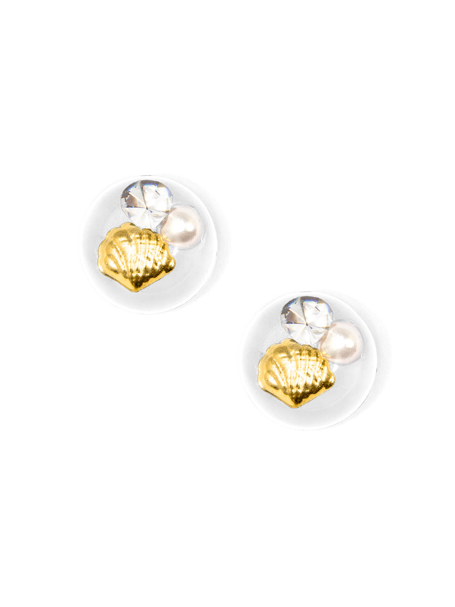 Lucia Floating Stud Earring