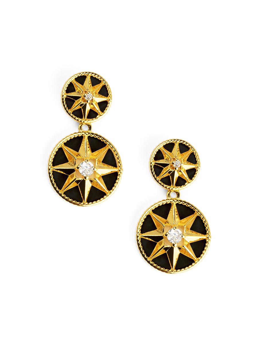 Aveline Starburst Drop Earring