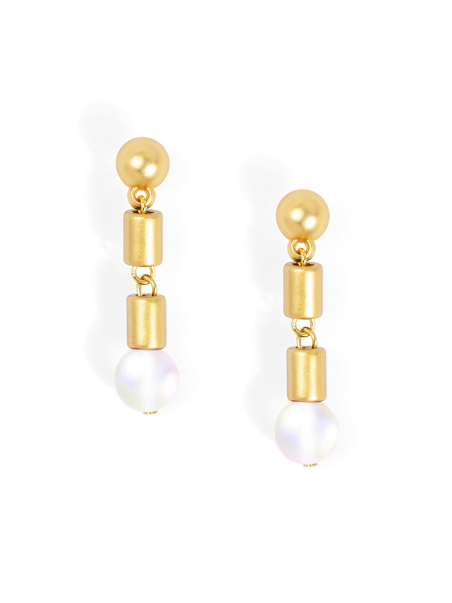 Glow Beads Drop Earring