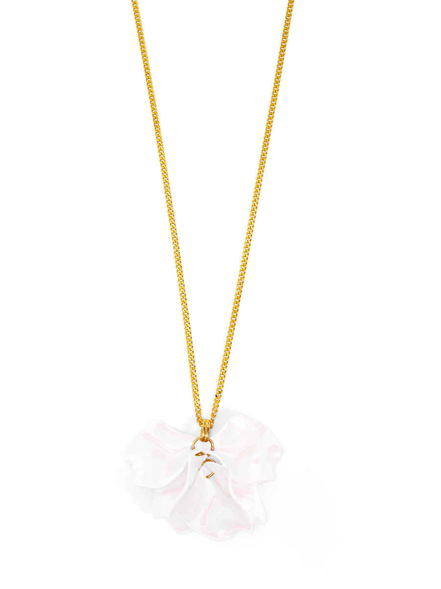 Lucy Long Necklace, N2970 WHT