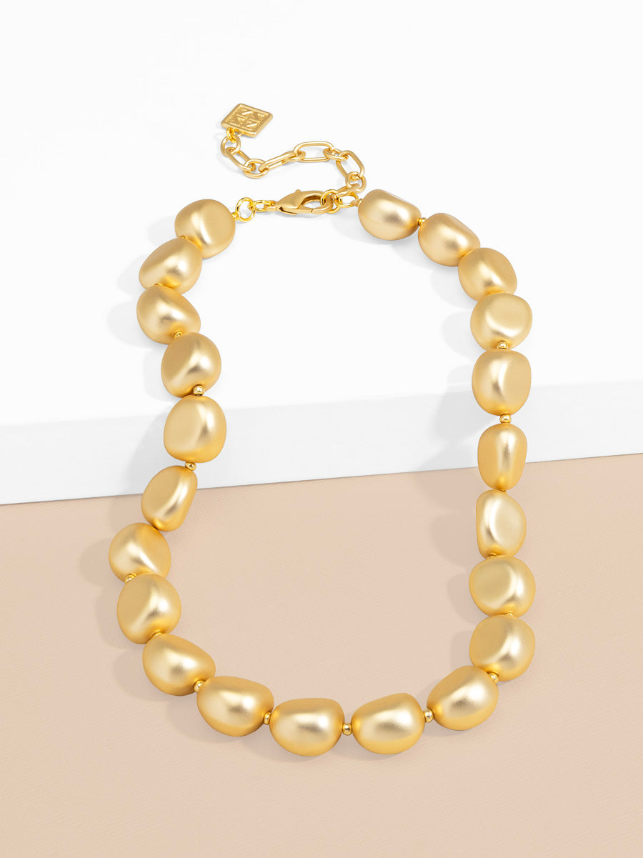 Petra Pebble Short Necklace