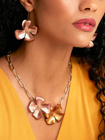 Chroma Petals Threader Earring