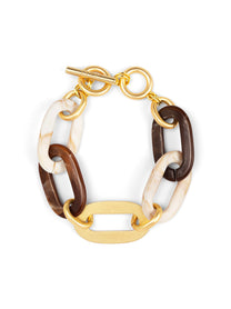 Isla Marbled Link Bracelet