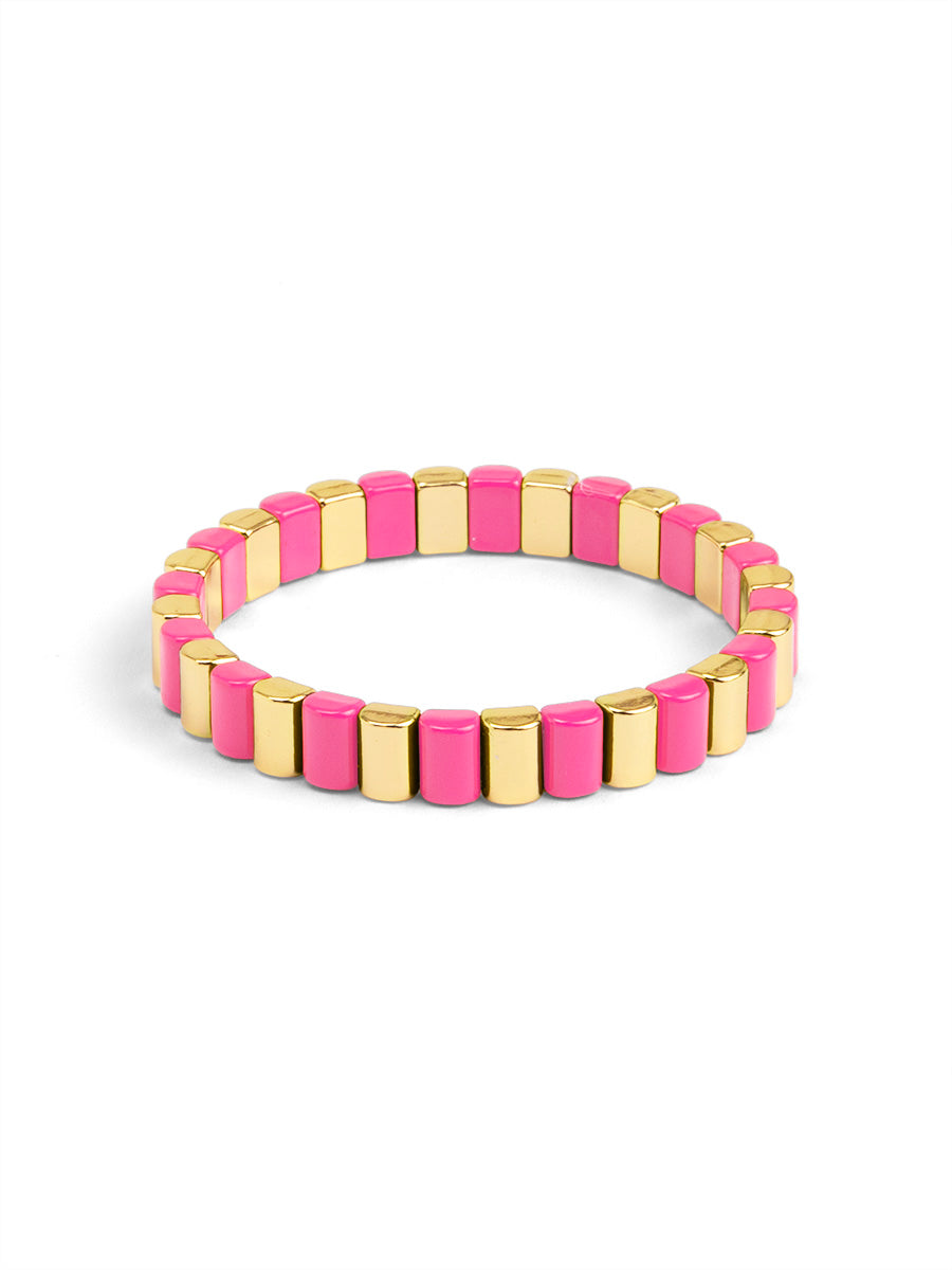 Noemi Enamel Stripe Bracelet