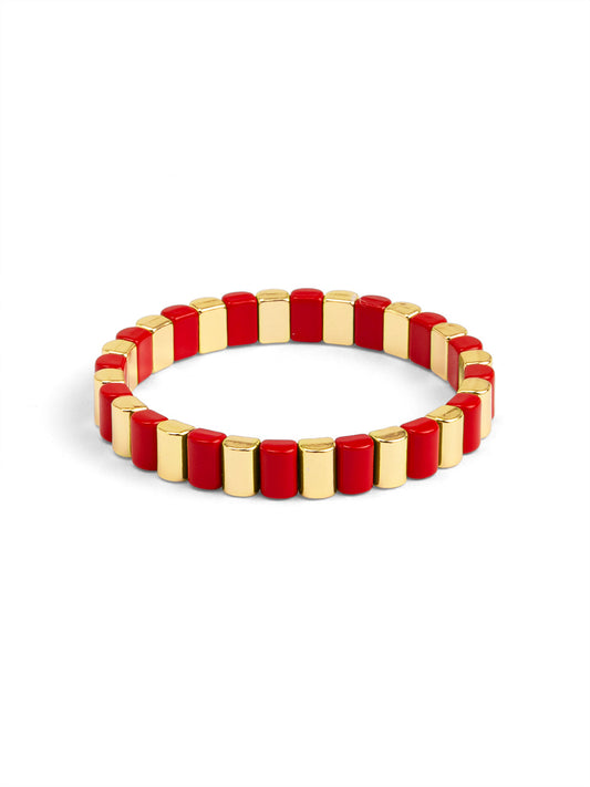 Noemi Enamel Stripe Bracelet
