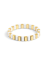 Noemi Enamel Stripe Bracelet