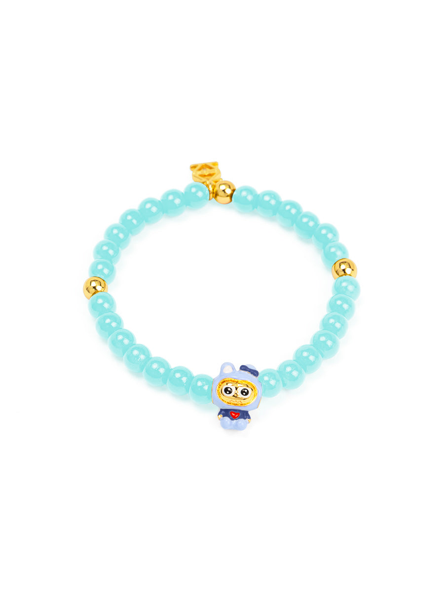 Lazizi Charm Glassbead Bracelet