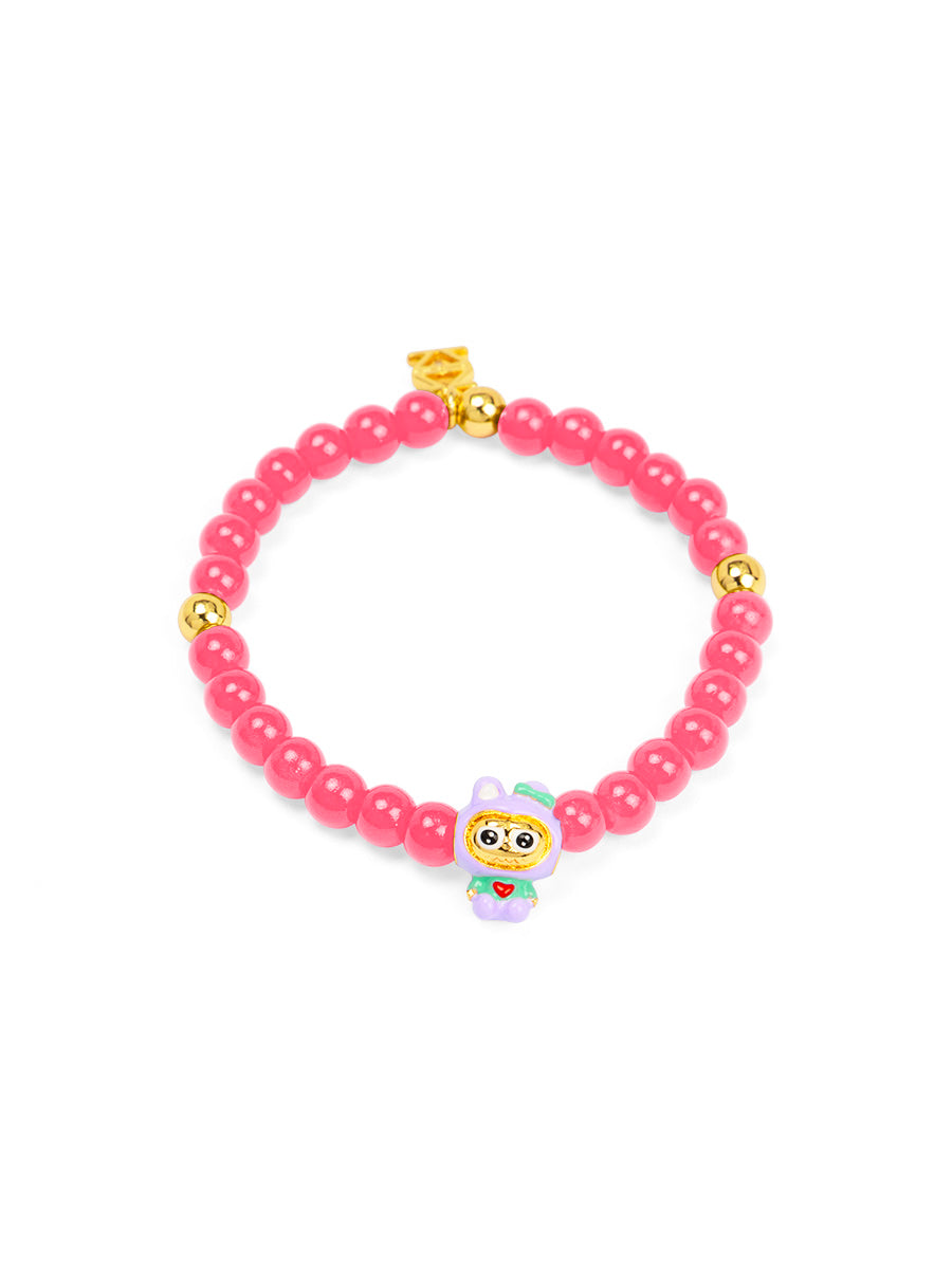 Lazizi Charm Glassbead Bracelet