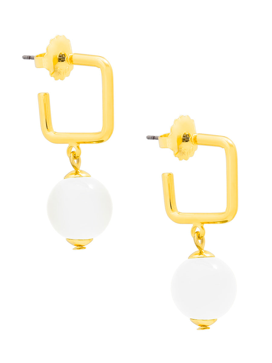 Resin Flame Drop Earring