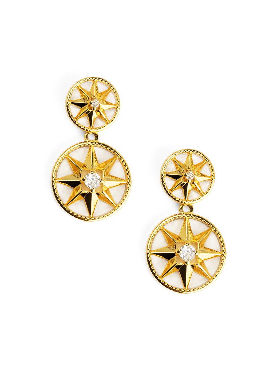 Aveline Starburst Drop Earring