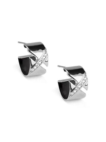 Aveline Pavé Wrapped Hoop