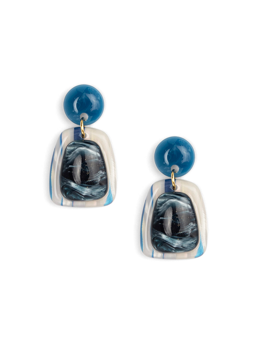 Veda Resin Drop Earring