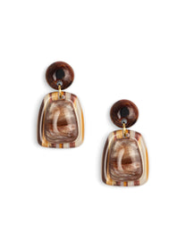 Veda Resin Drop Earring