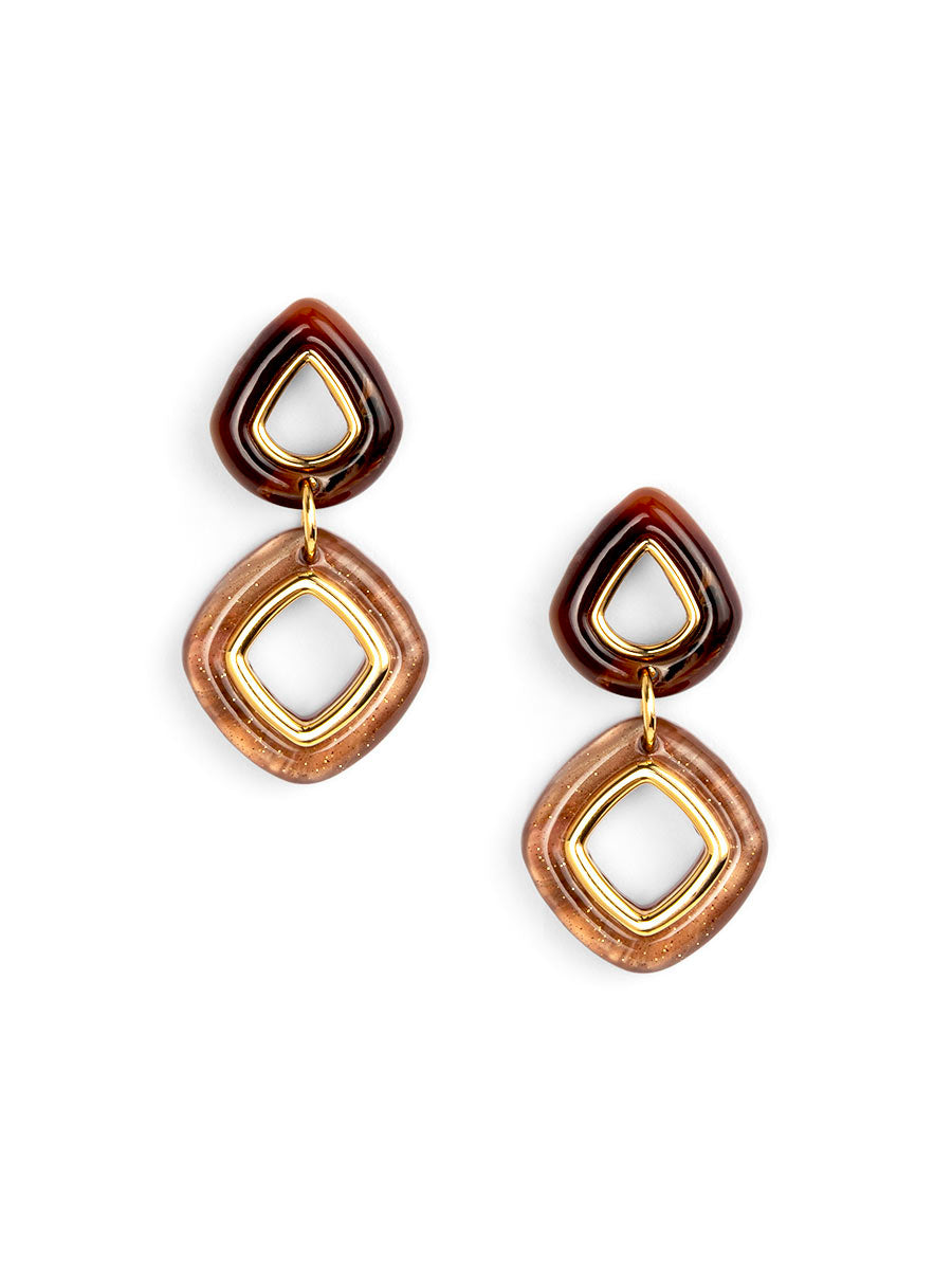 Sabine Geo Drop Earring
