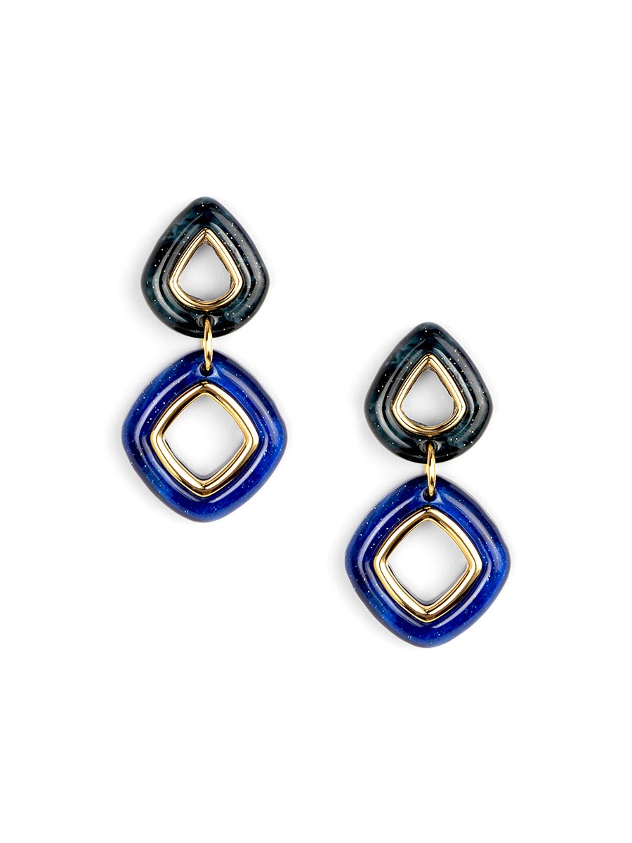 Sabine Geo Drop Earring