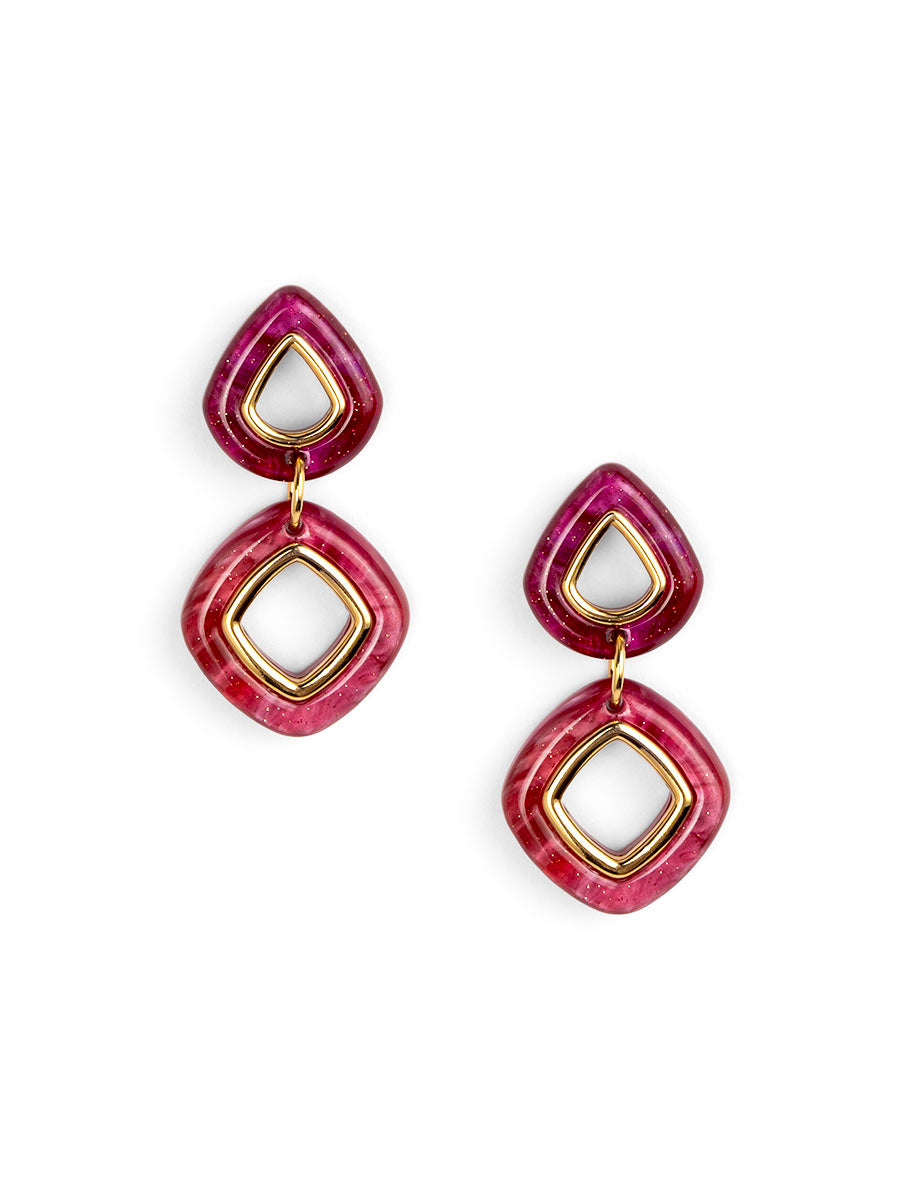 Sabine Geo Drop Earring