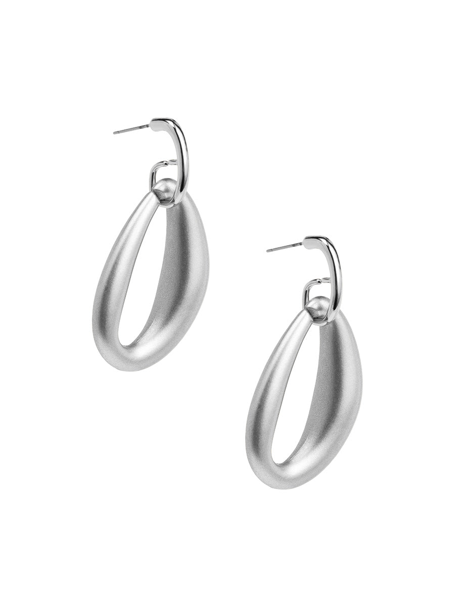 Ines Puffy Teardrop Earring