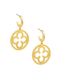 Florence Small Medallion Earring