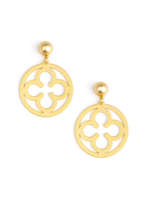 Florence Large Medallion Earring