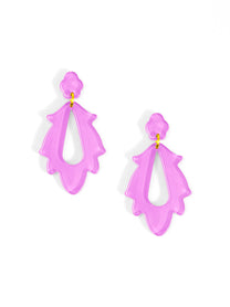 Resin Flame Drop Earring