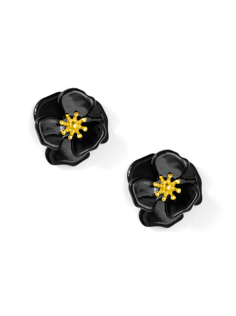 Amelia Resin Mini Flower Stud Earring