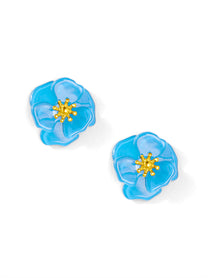 Amelia Resin Mini Flower Stud Earring