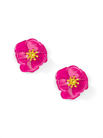 Amelia Resin Mini Flower Stud Earring