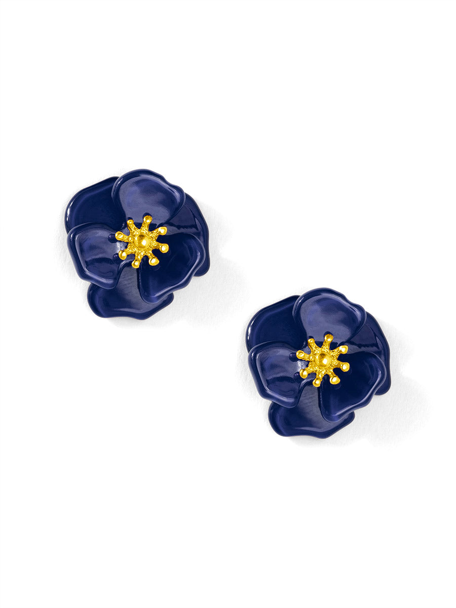 Amelia Resin Mini Flower Stud Earring
