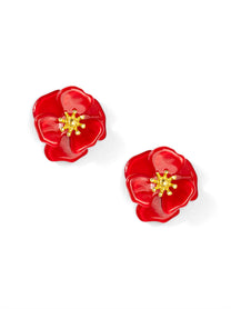 Amelia Resin Mini Flower Stud Earring