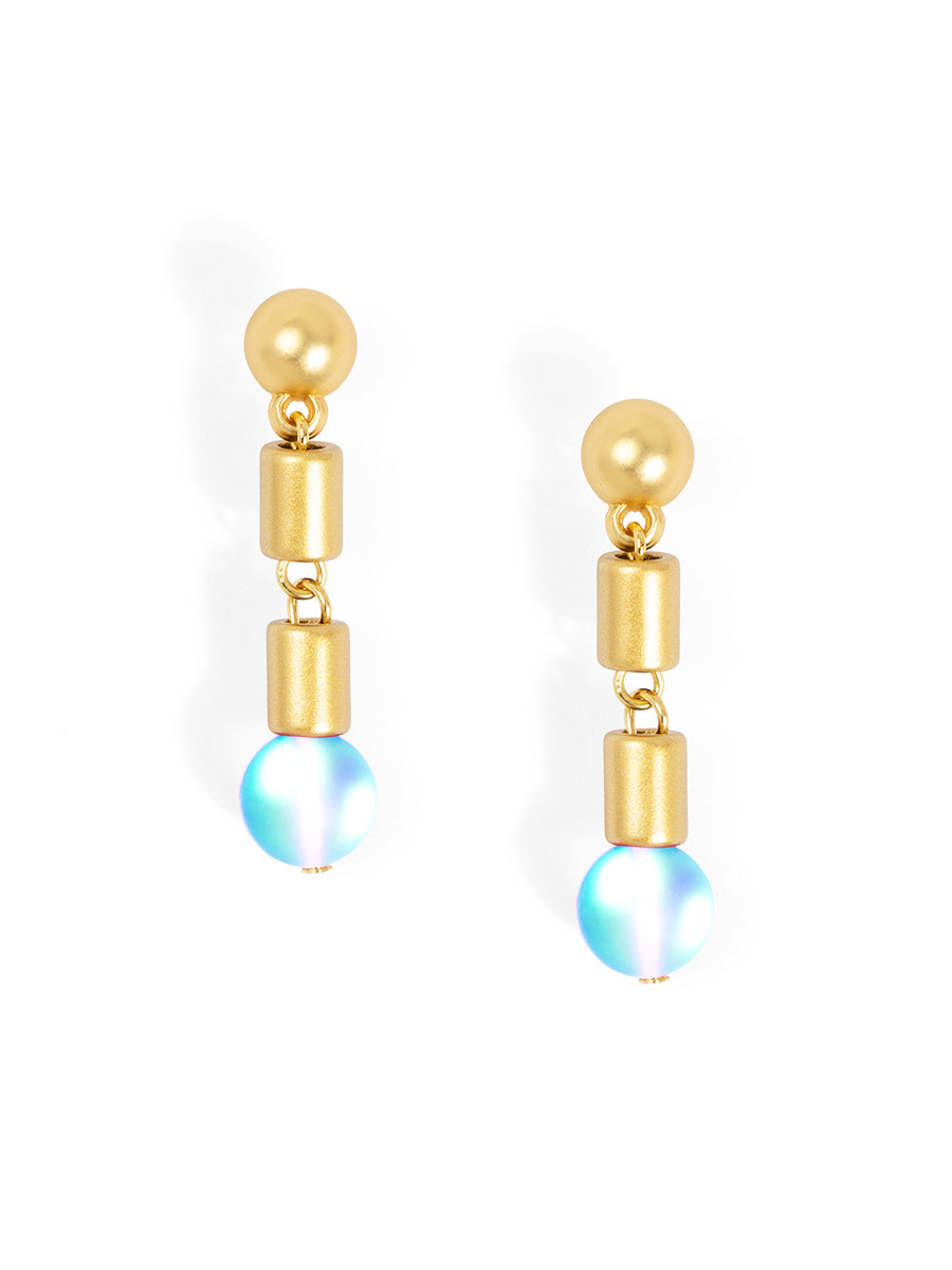 Glow Beads Drop Earring