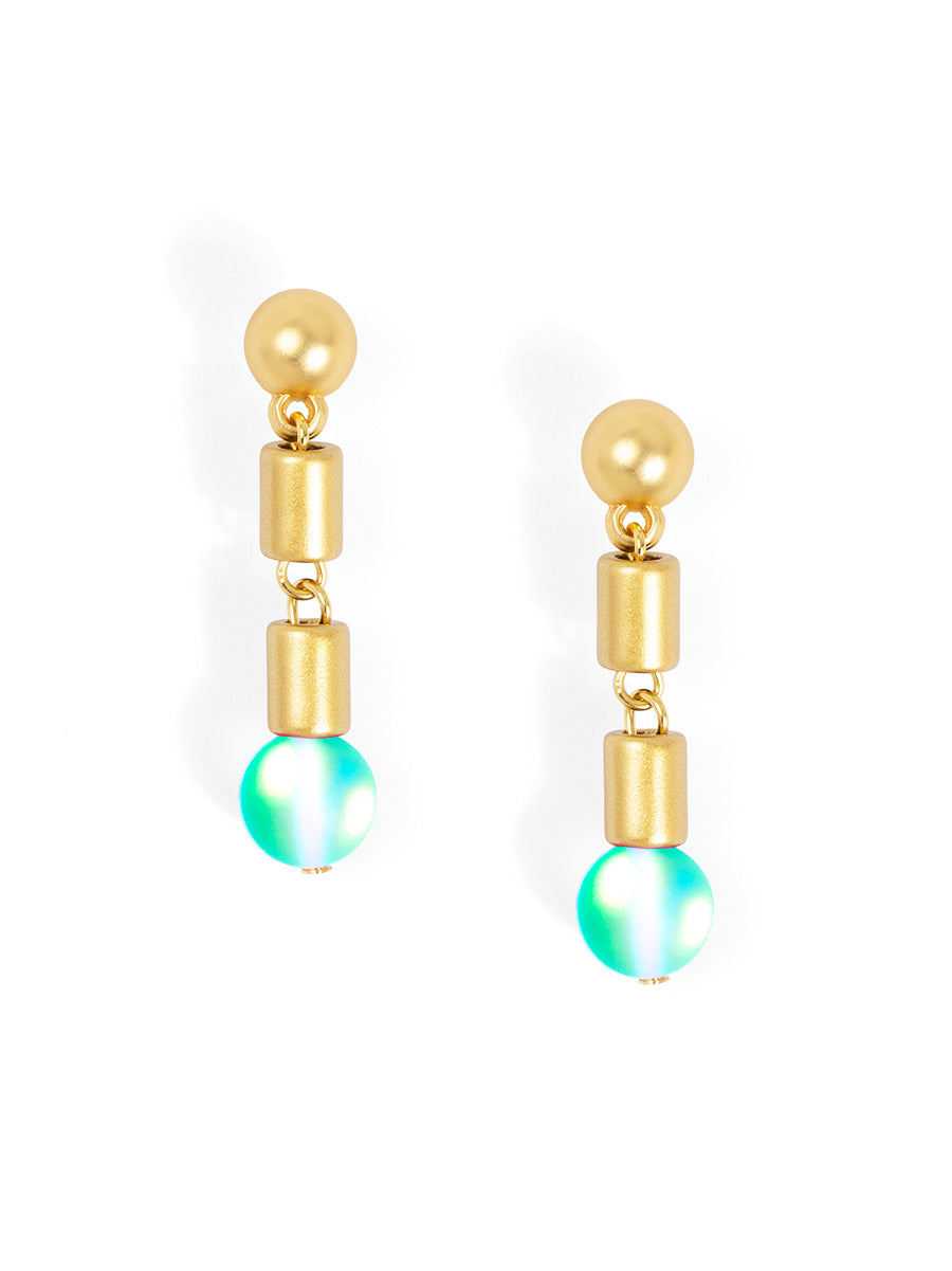 Glow Beads Drop Earring