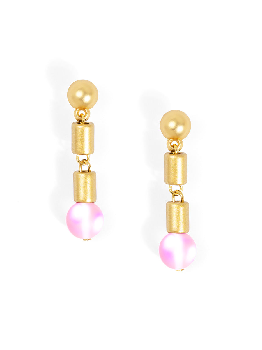 Glow Beads Drop Earring