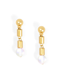 Glow Beads Drop Earring
