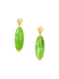 Glossy Resin Bead Drop Earring