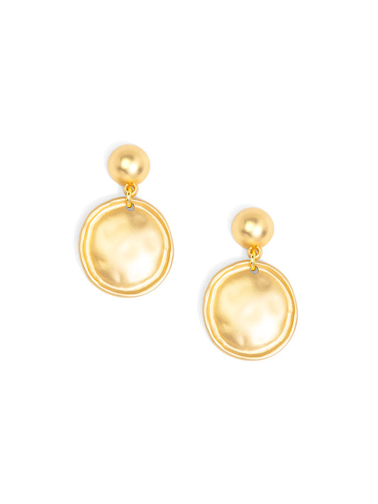 Maren Disc Drop Earring