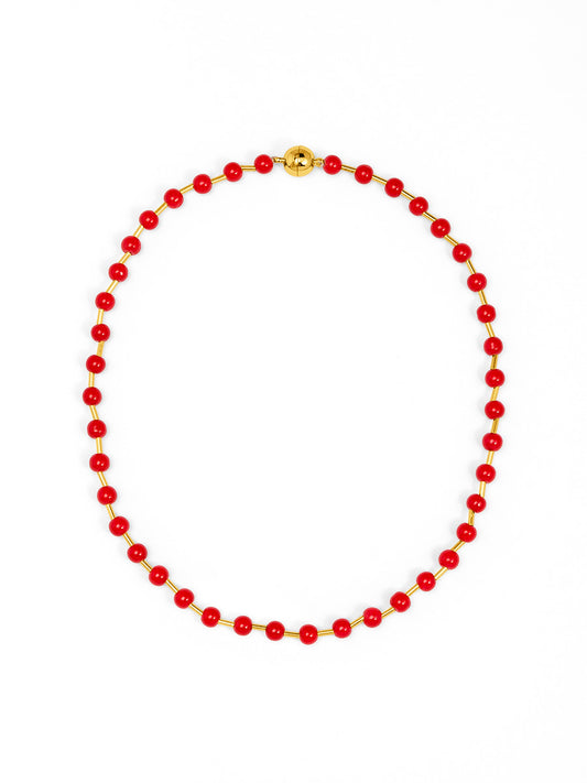 Poppy Magnet Short Necklace