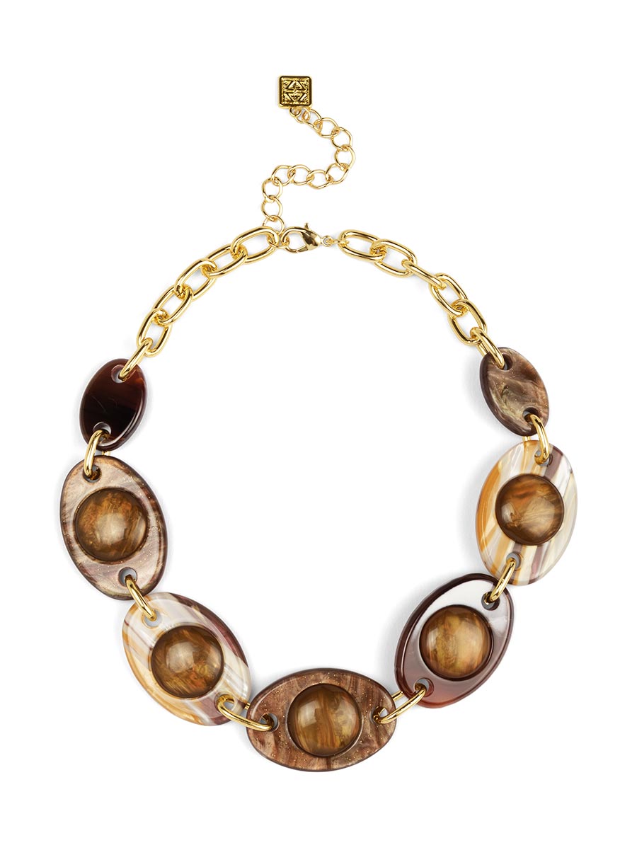 Veda Resin Collar Necklace