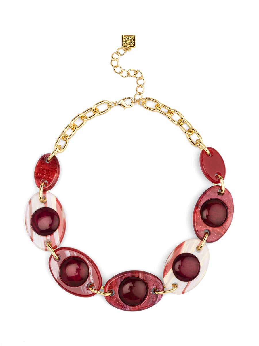 Veda Resin Collar Necklace