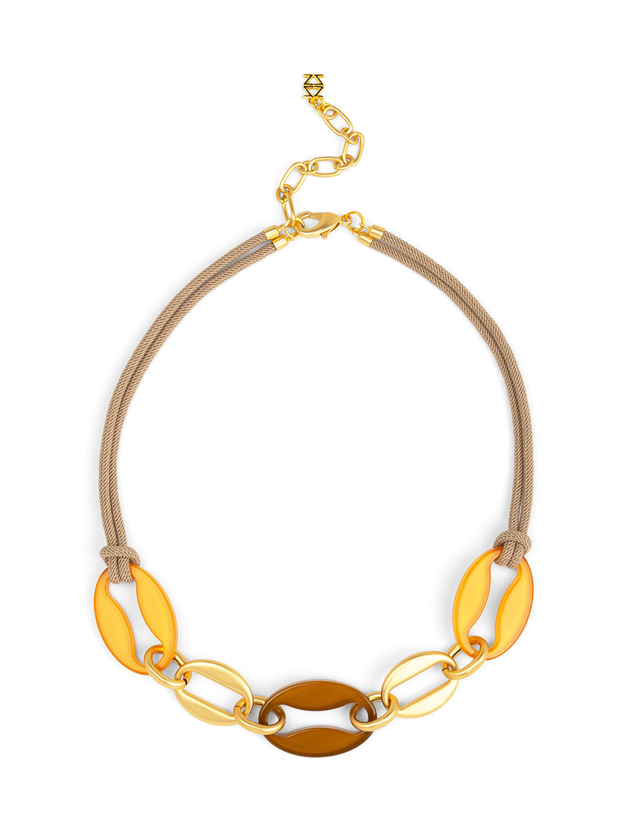 Mira Mixed Link Necklace | Fashion ZENZII Jewelry