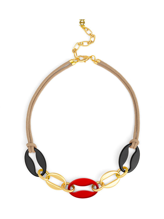 Mira Mixed Link Necklace