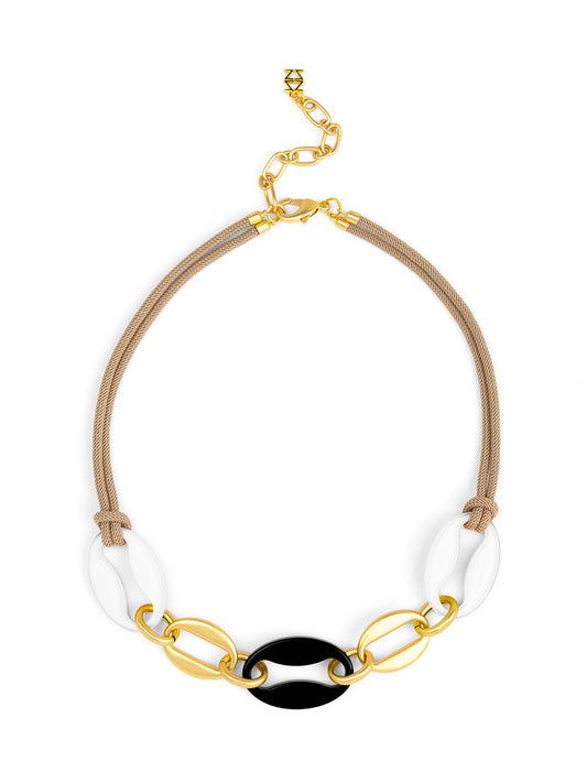 Mira Mixed Link Necklace