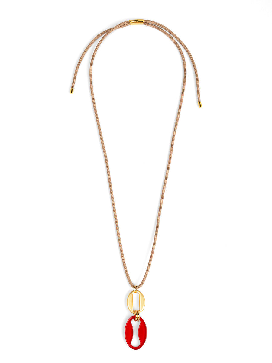 Mira Pendant Adjustable Long Necklace