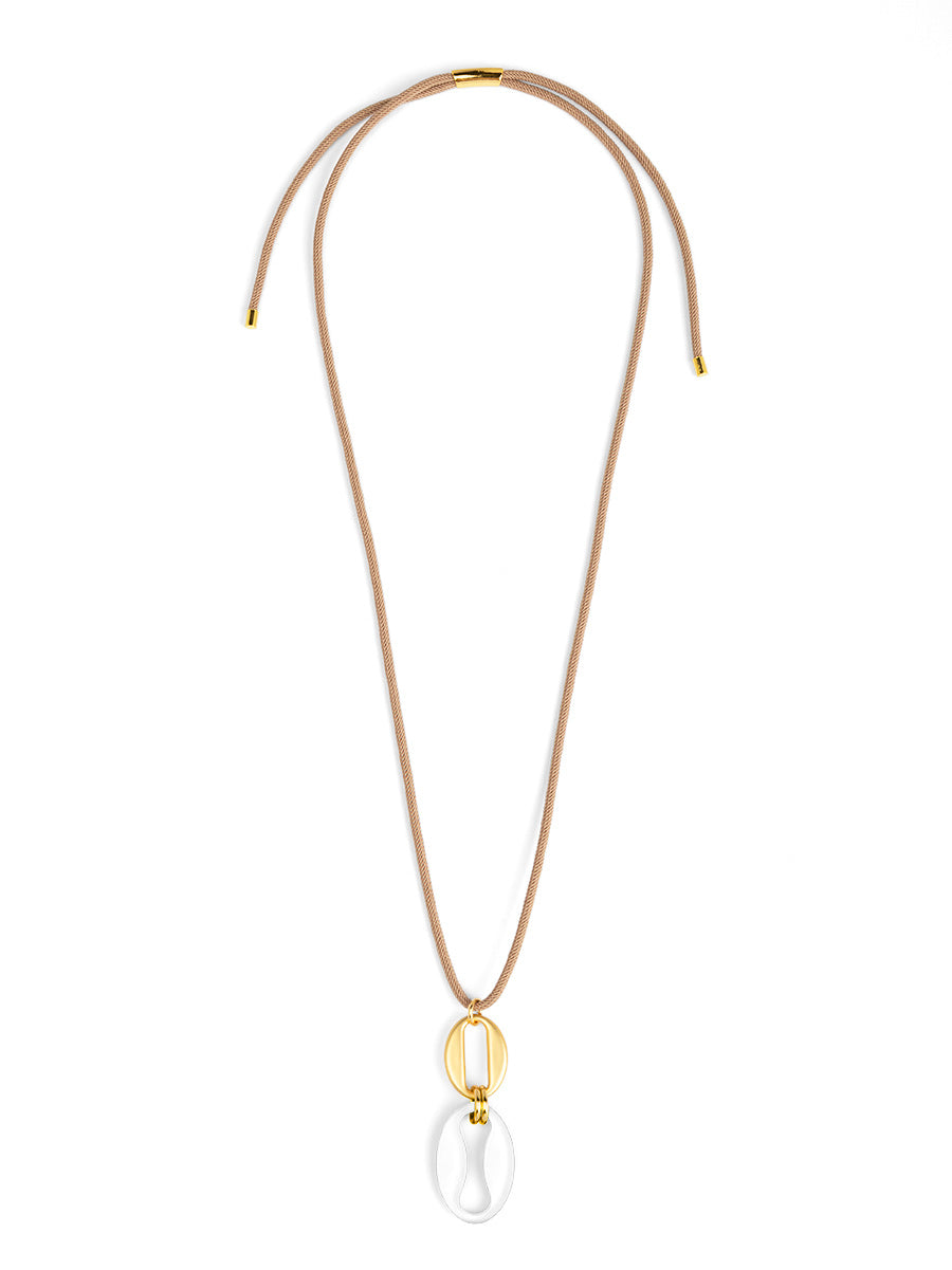 Mira Pendant Adjustable Long Necklace