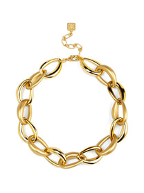 Ines Puffy Link Short Necklace