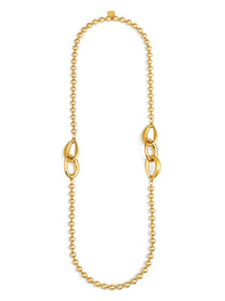 Ines Bead & Link Long Necklace