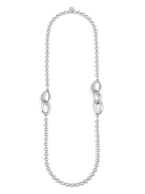 Ines Bead & Link Long Necklace