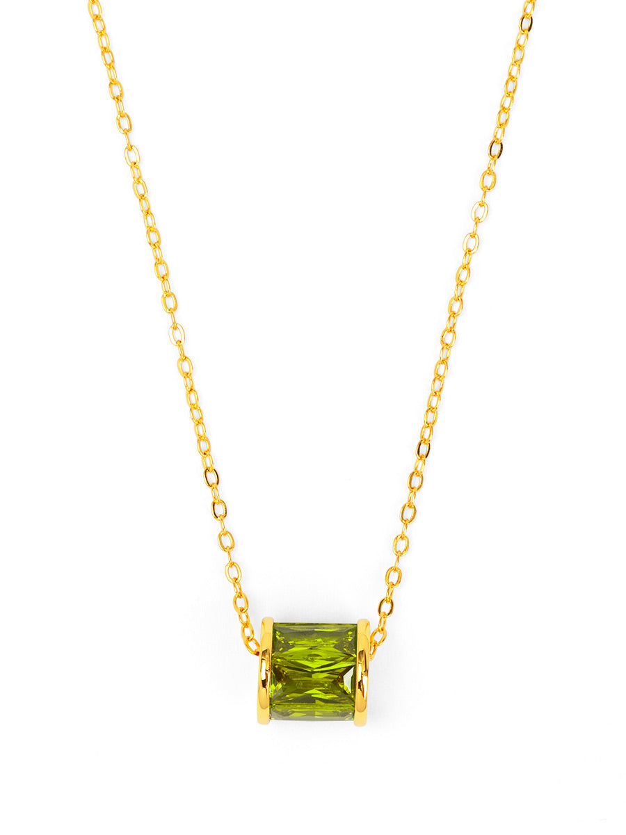 Birthstone Pendant Necklace