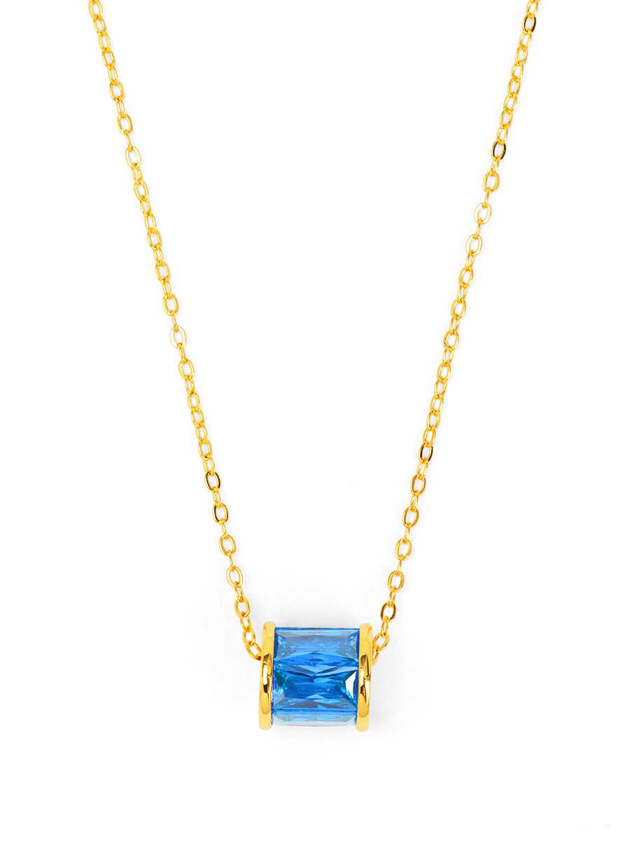 Birthstone Pendant Necklace