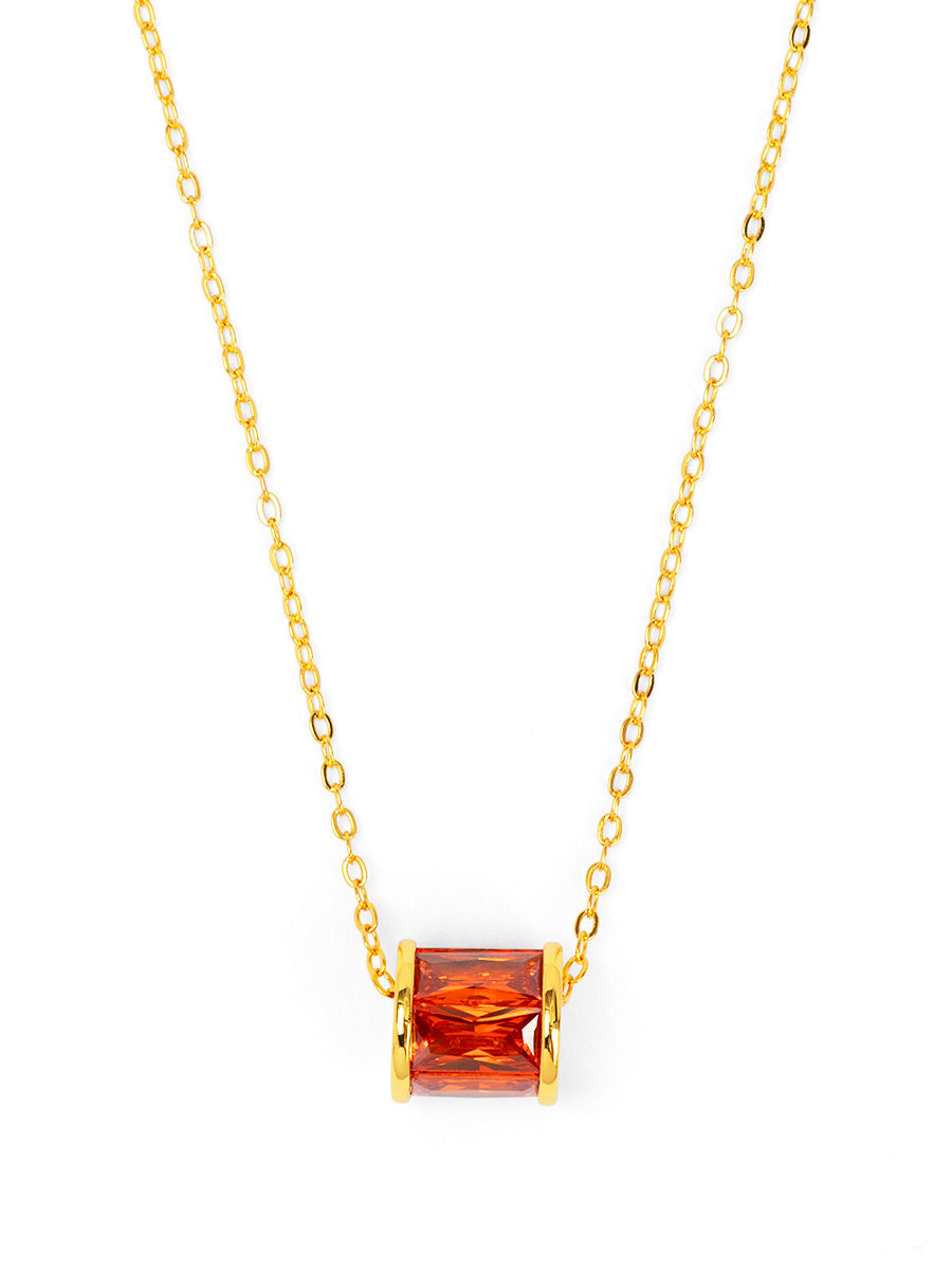 Birthstone Pendant Necklace