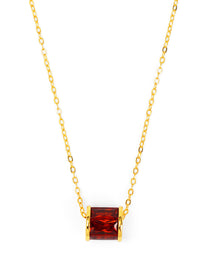 Birthstone Pendant Necklace
